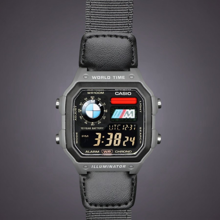 BMW M Series Royale Casio AE-1200 Mod